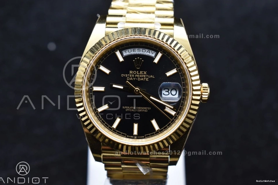 ARF YG Weight) Best 40 Date On 659 (Gain Black Day President 228238 Supportive Bracelet VR3255 Edition Stick Dial 1:1 0821
